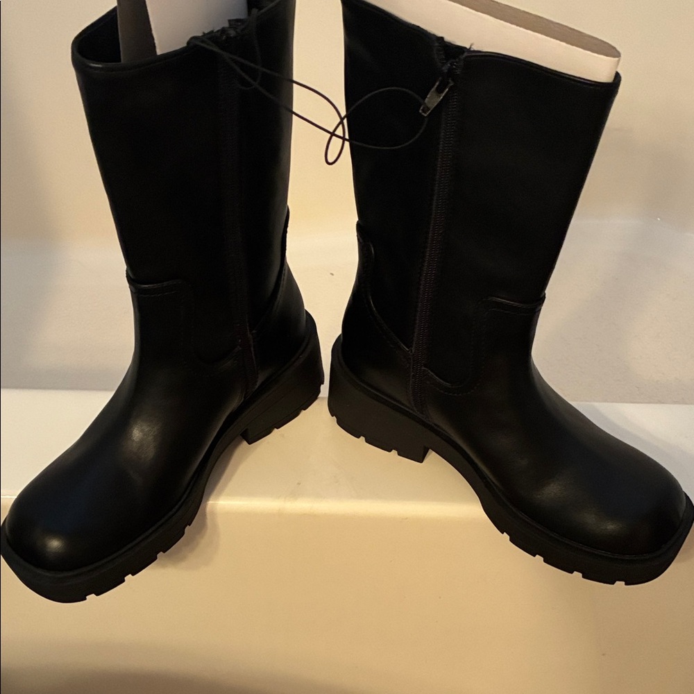 No Boundaries Black Combat Boots